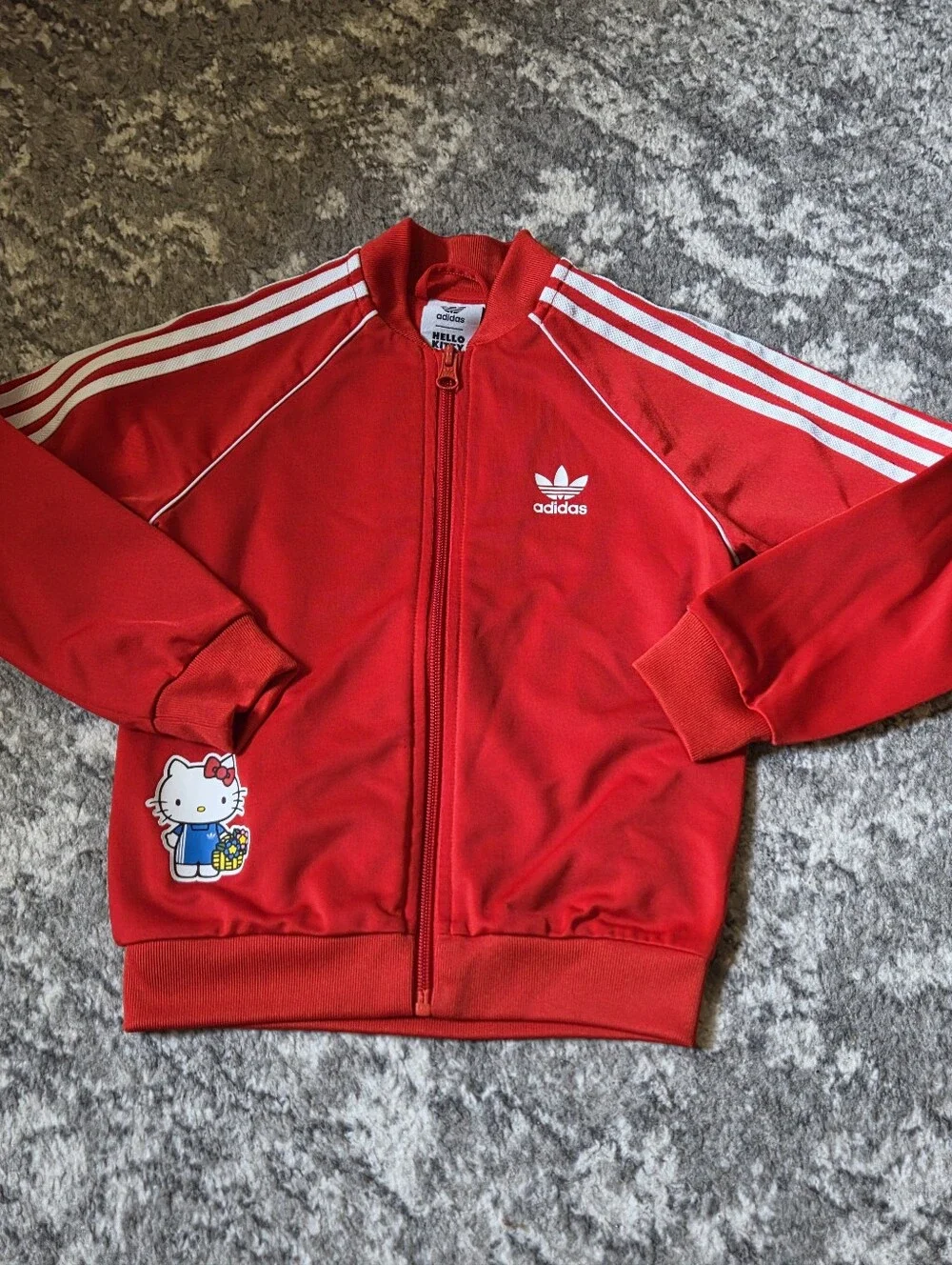 adidas Originals x Hello Kitty Toddler SST Tracksuit Set Red 4T